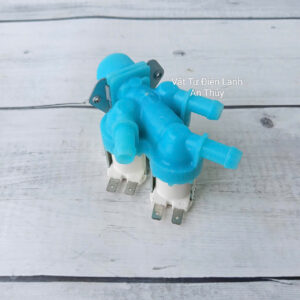 Van cấp nước máy giặt Lg, Samsung, Electrolux 3 cổng 12V màu xanh hàng tốt