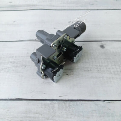 Van cấp nước máy giặt Toshiba 3 cổng 220V chân khuyết