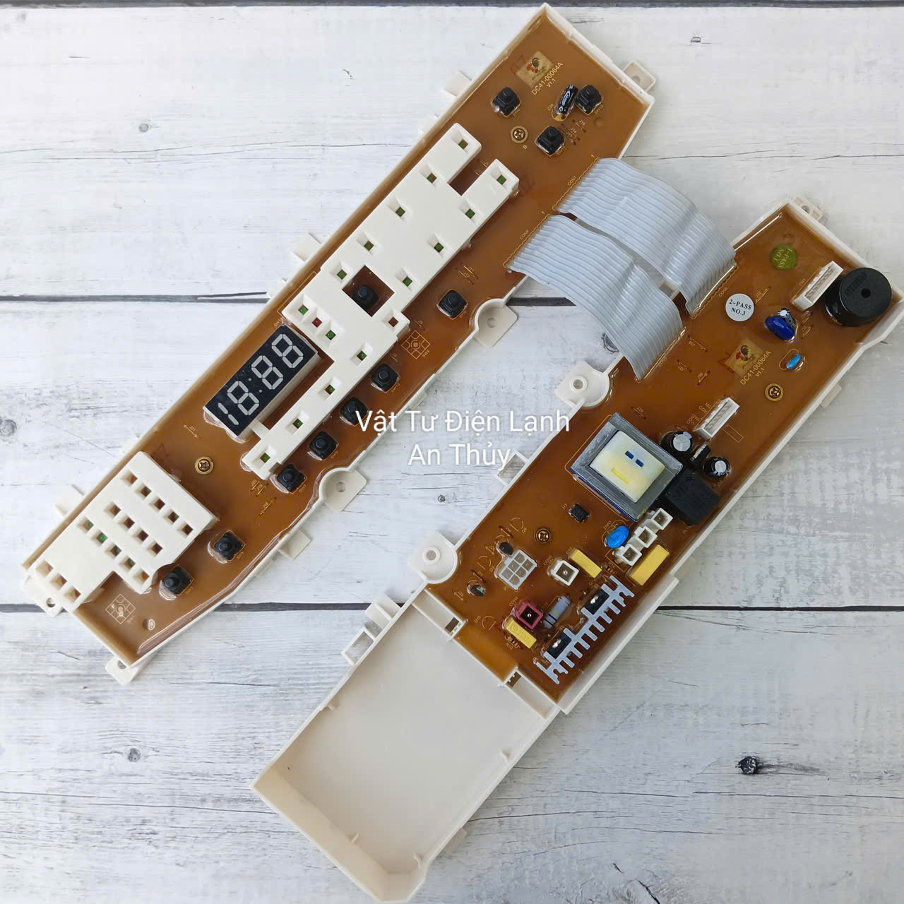 Bo mạch máy giặt Samsung 11 phím 2 mảnh mã DC41-00064A Bo mạch máy giặt Samsung 11 phím 2 mảnh mã DC41-00064A