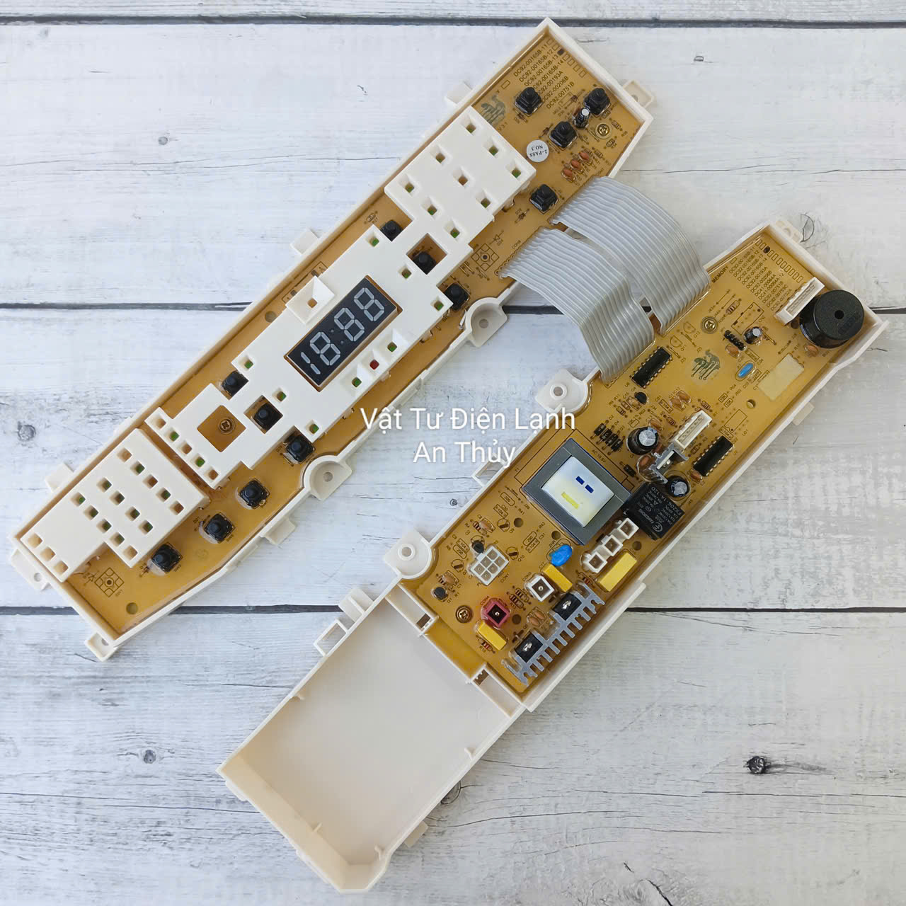 Bo mạch máy giặt Samsung 13 phím 2 mảnh mã DC92-00165B Bo mạch máy giặt Samsung 13 phím 2 mảnh mã DC92-00165B