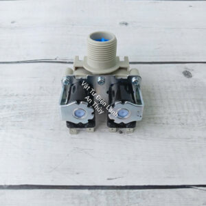 Van cấp nước máy giặt Aqua 2 cổng 220V lỗ nhỏ