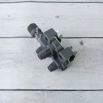 Van cấp nước máy giặt Toshiba 3 cổng 220V chân khuyết