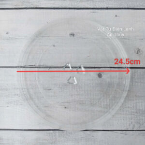 Đĩa thuỷ tinh lò vi sóng đường kính 24.5cm có vấu