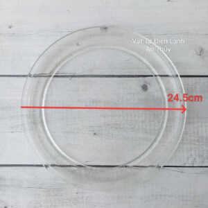 Đĩa thuỷ tinh lò vi sóng đường kính 24.5cm loại không vấu