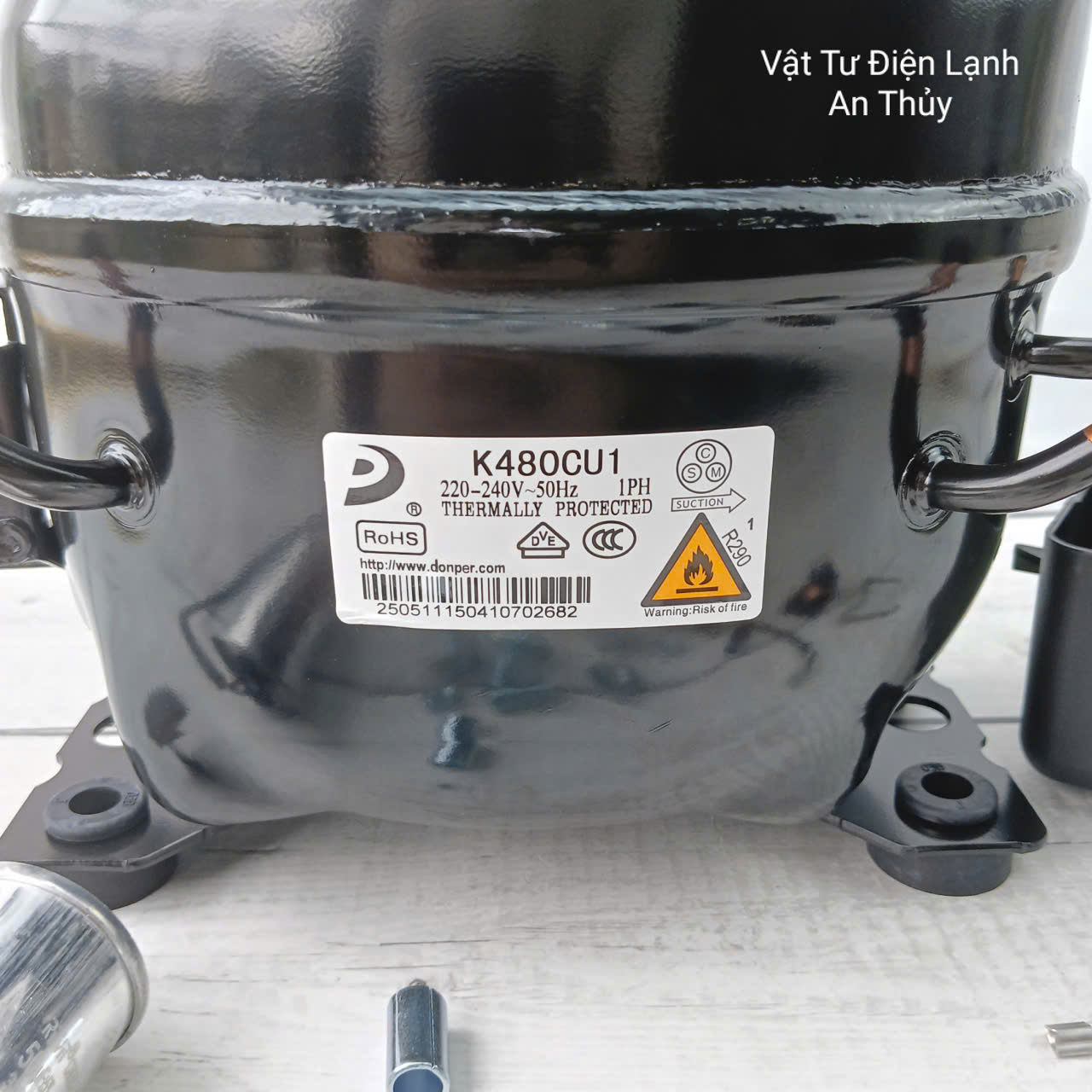 Block tủ lạnh tủ đông K480CU1 từ 800L đến 1200L - Công suất 480W - Gas R290 Block tủ lạnh tủ đông K480CU1 từ 800L đến 1200L - Công suất 480W - Gas R290