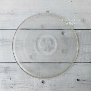 Đĩa thuỷ tinh lò vi sóng đường kính 27cm có vấu