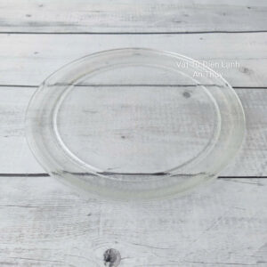 Đĩa thuỷ tinh lò vi sóng đường kính 24.5cm loại không vấu