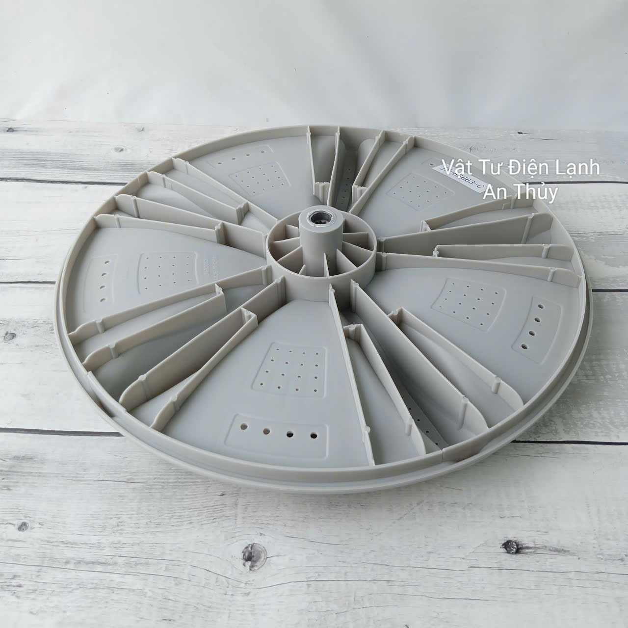 Mâm máy giặt SANYO kích thước 37.5cm màu xám Model: JN-83663-C Mâm máy giặt SANYO kích thước 37.5cm màu xám Model: JN-83663-C