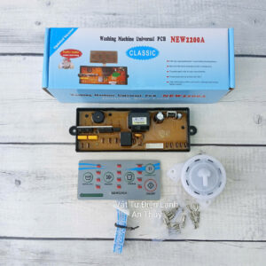 Bo mạch máy giặt đa năng NEW 2200 A ( Loại nhỏ ) - vỏ xanh không dây