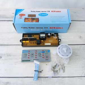 Bo mạch máy giặt đa năng NEW 2200 A ( Loại nhỏ ) - vỏ xanh không dây