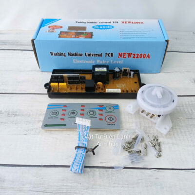 Bo mạch máy giặt đa năng NEW 2200 A ( Loại nhỏ ) - vỏ xanh không dây